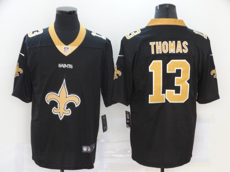 2020 Nike NFL Men New Orleans Saints 13 Thomas Black Limited jerseys